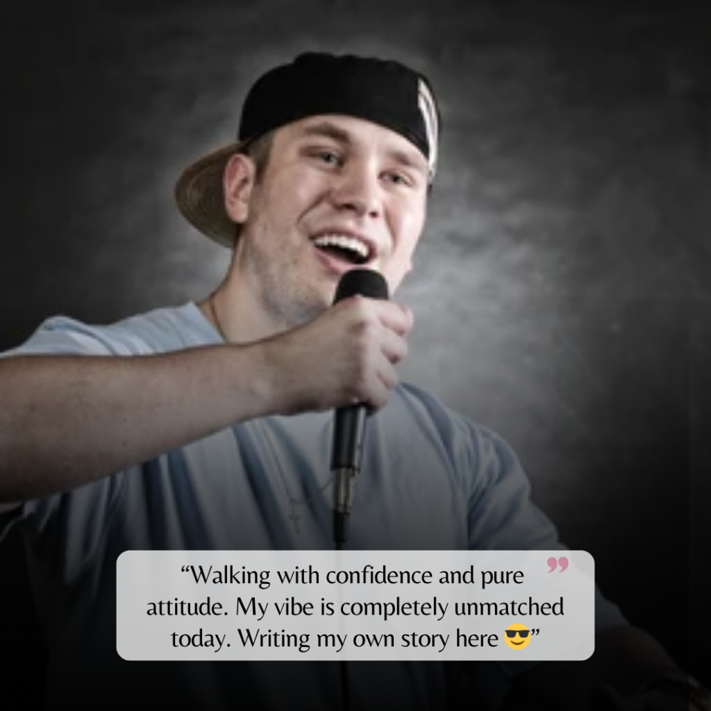 attitude rap captions