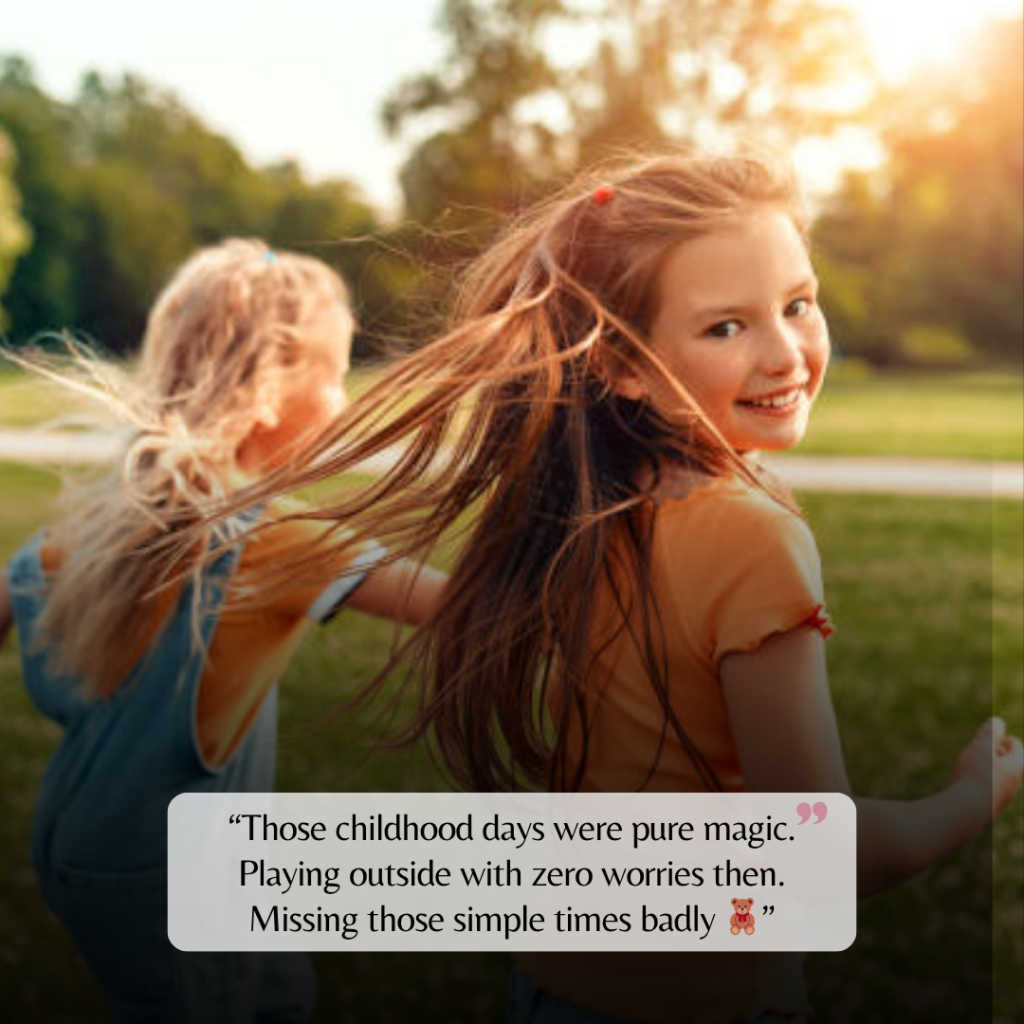 childhood captions